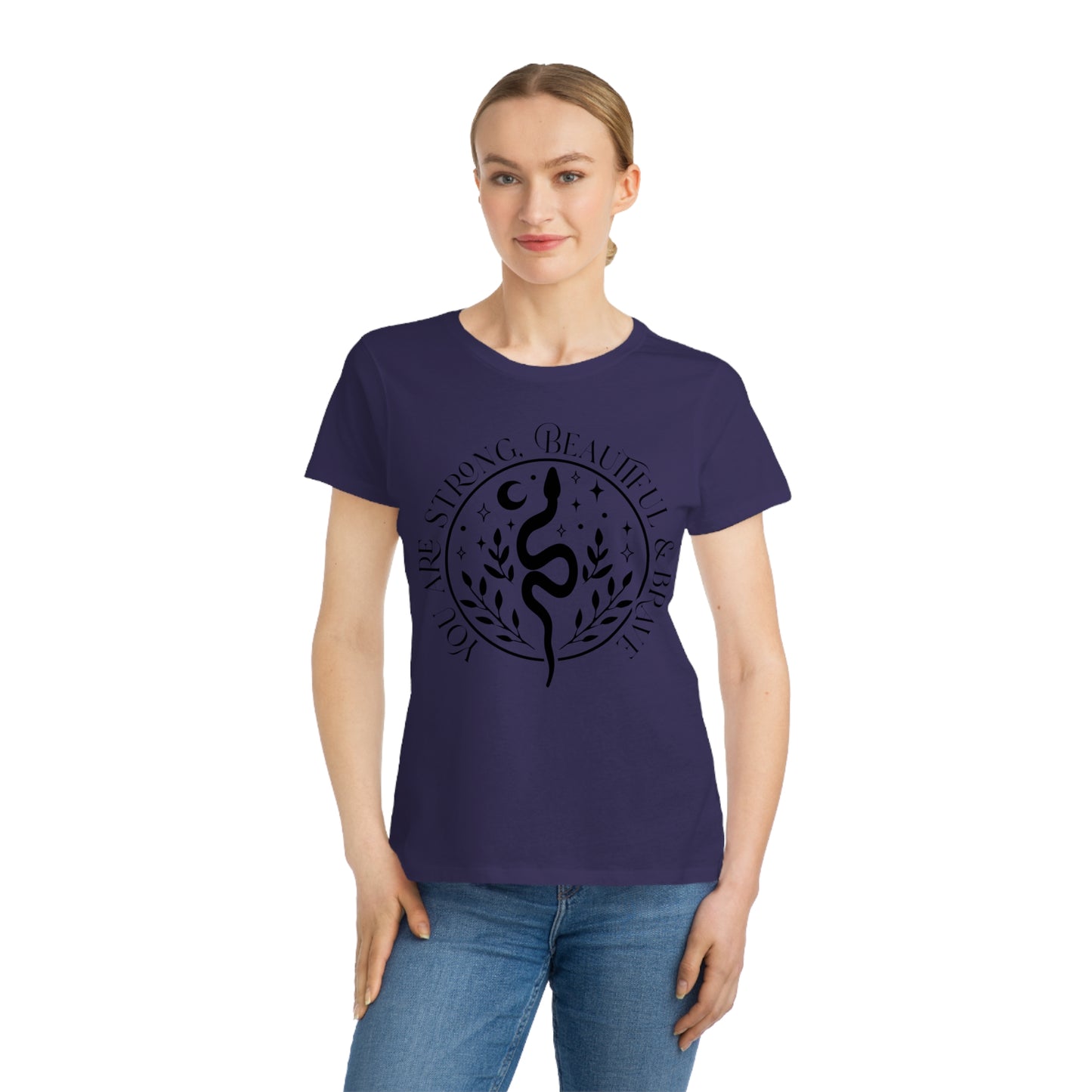 Organic Women's Strong Beautiful & Brave T-Shirt - The Oracle Alchemist