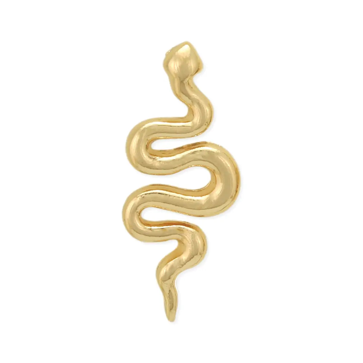 Golden Serpent Earring - The Oracle Alchemist