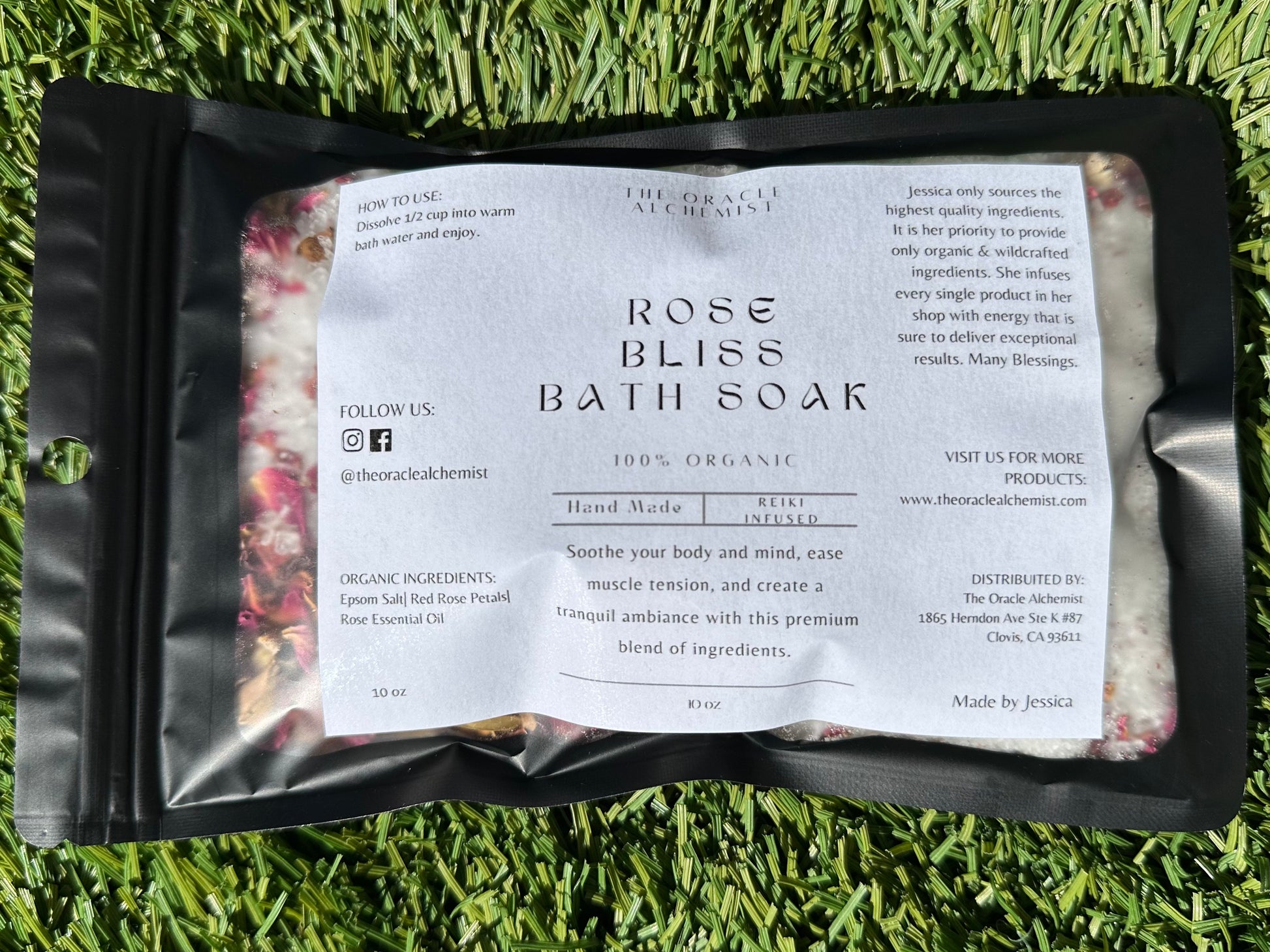 Rose Bliss Bath Soak - The Oracle Alchemist