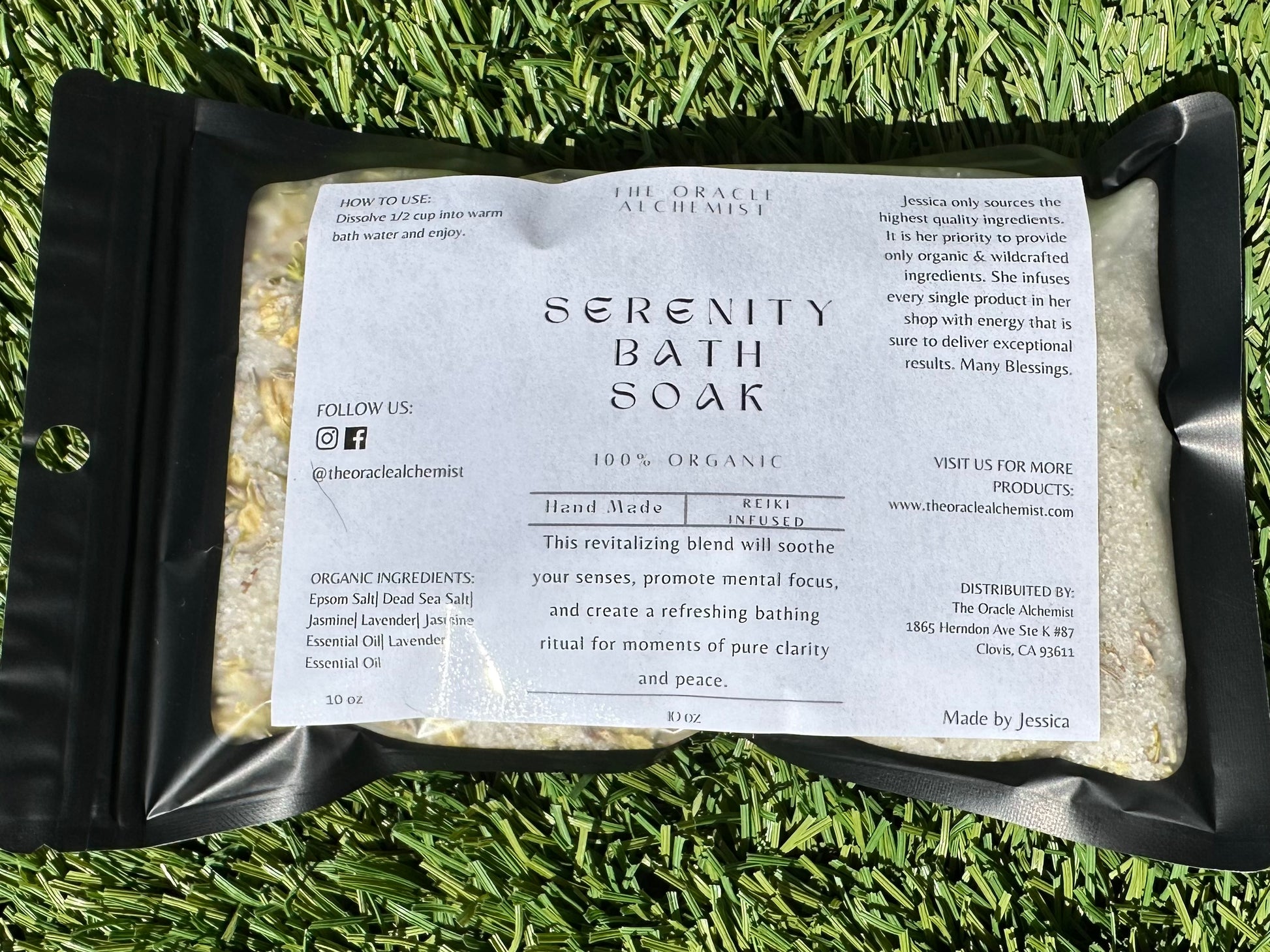 Serenity Bath Soak - The Oracle Alchemist