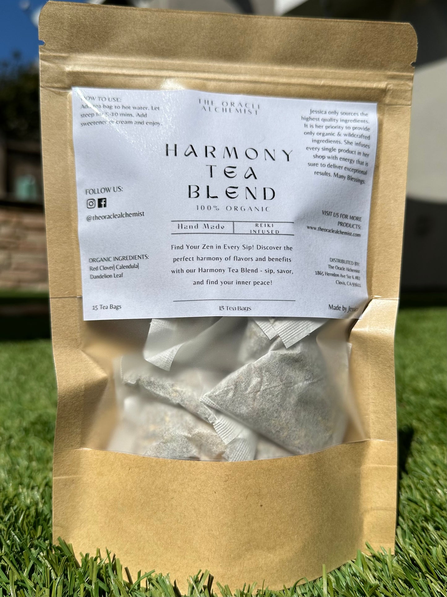 Harmony Tea Blend - The Oracle Alchemist