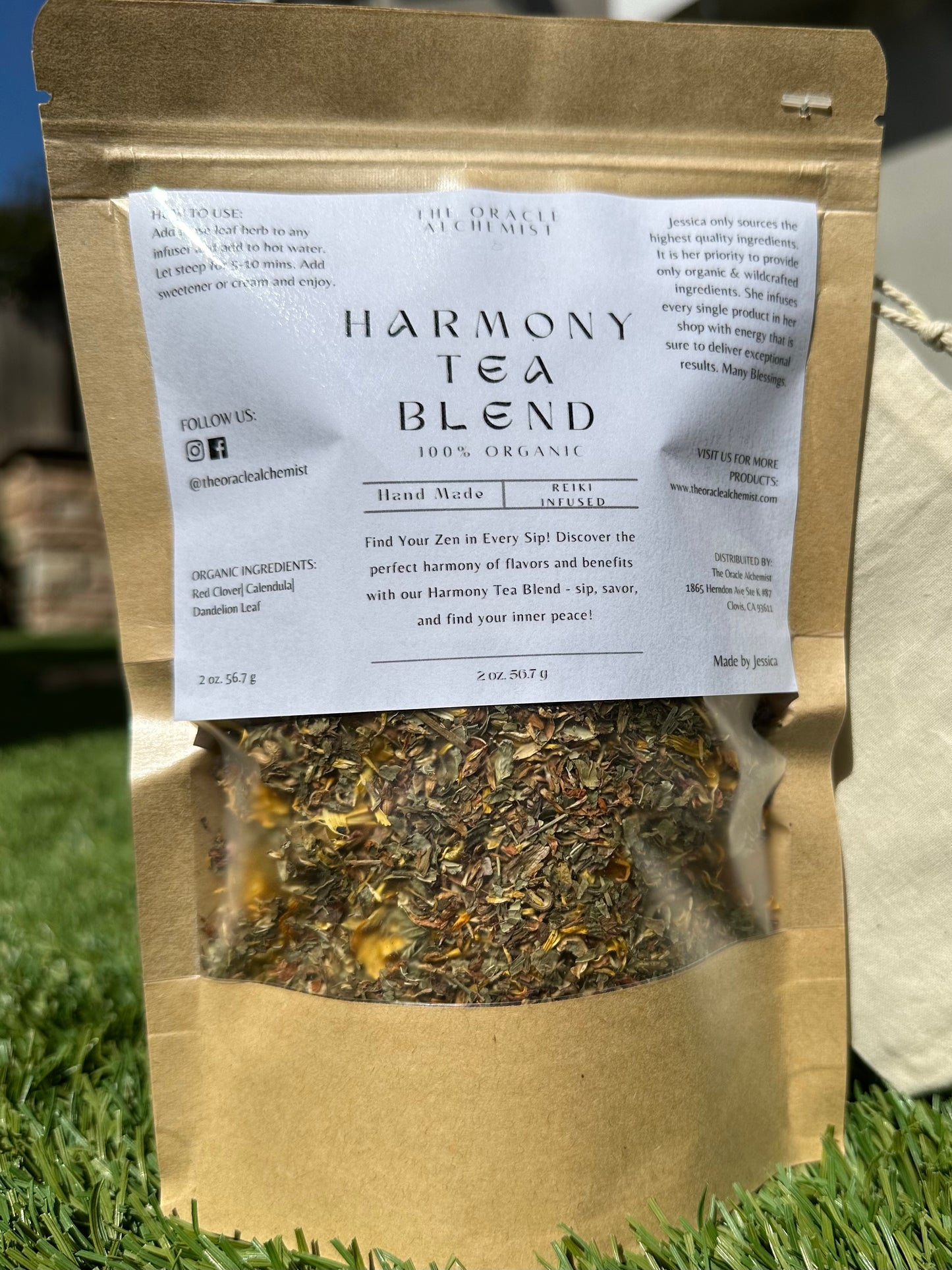 Harmony Tea Blend - The Oracle Alchemist